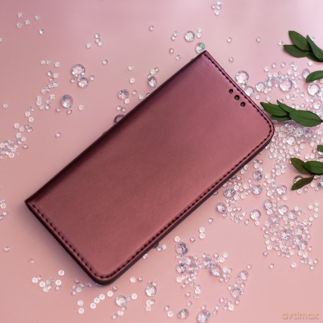Etui Smart Magnetic do Honor Magic 7 Lite burgundowe