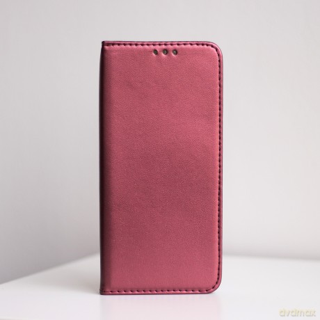 Etui Smart Magnetic do Honor Magic 7 Lite burgundowe