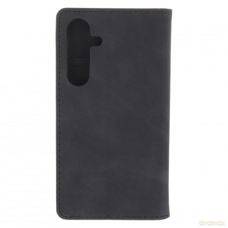 Etui Smart Suede do Samsung Galaxy S25 czarne