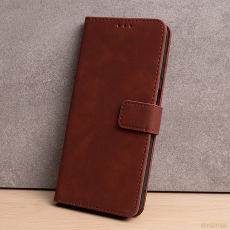 Etui Smart Velvet do Samsung Galaxy A56 5G brązowe