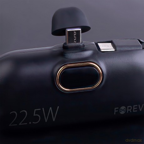 Forever mini power bank MTB-100 22.5W 5000 mAh USB C czarny