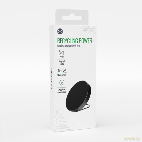 Forever recycling ładowarka indukcyjna z ringiem kompatybilna z MagSafe RLIR129-MS