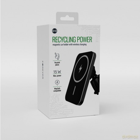Forever recycling uchwyt samochodowy z ładowaniem indukcyjnym kompatybilny z MagSafe RUS138-MS-01