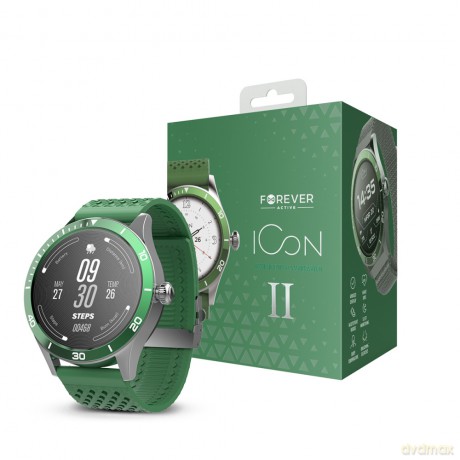 Forever Smartwatch AMOLED ICON II AW-110 zielony