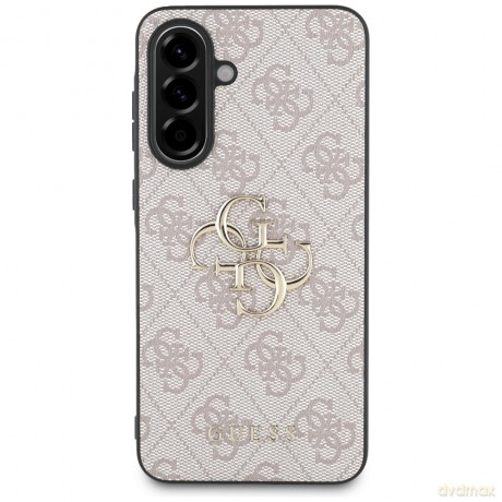 Guess Nakładka HC 4G PU Big Logo do Samsung Galaxy A56 Różowa