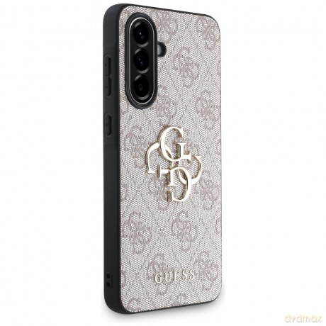 Guess Nakładka HC 4G PU Big Logo do Samsung Galaxy A56 Różowa