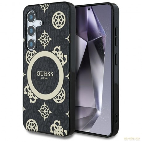 Guess nakładka HC Magnetic IML Peony on 4G Background do Samsung Galaxy S25 czarna