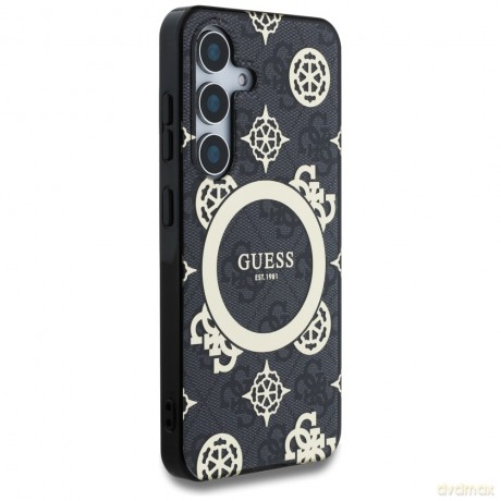 Guess nakładka HC Magnetic IML Peony on 4G Background do Samsung Galaxy S25 czarna