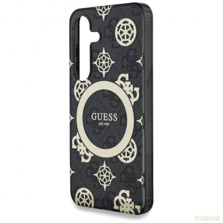 Guess nakładka HC Magnetic IML Peony on 4G Background do Samsung Galaxy S25 czarna