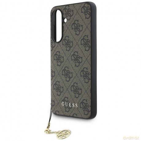 Guess Nakładka HC PU 4G Charm do Samsung Galaxy A36 Brązowa