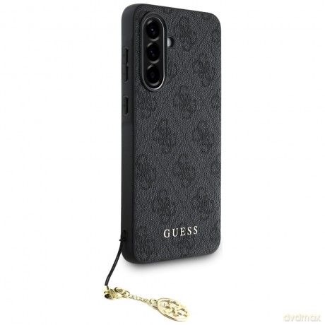 Guess Nakładka HC PU 4G Charm do Samsung Galaxy A56 Czarna