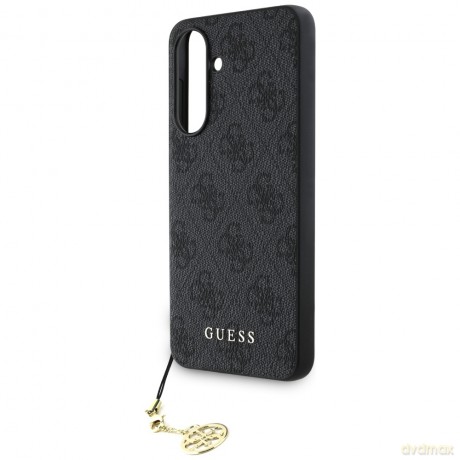 Guess Nakładka HC PU 4G Charm do Samsung Galaxy A56 Czarna