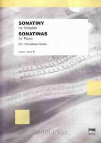 Sonatiny na fortepian 1 PWM [KSIĄŻKA]