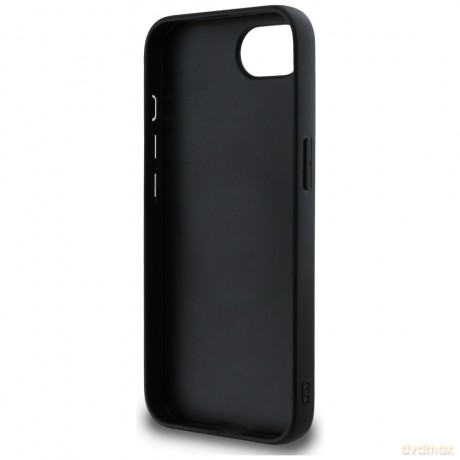 Guess Nakładka HC PU Grained Big 4G and Classic Logo do iPhone 16e Czarna
