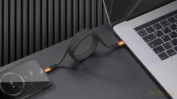 Hammer Kabel USB-C do USB-C 5A 100W 1m czarny
