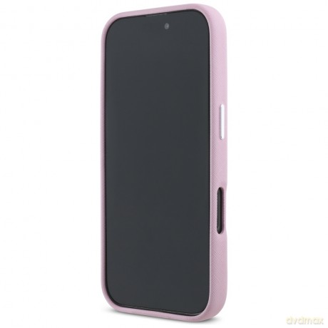 Karl Lagerfeld nakładka Hardcase MagSafe FW Saffiano Metal Logo do iPhone 16 Pro Max 6,9"; Różowa