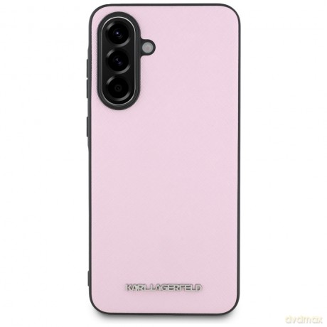 Karl Lagerfeld Nakładka HC Saffiano Metal Logo do Samsung Galaxy A56 Różowa