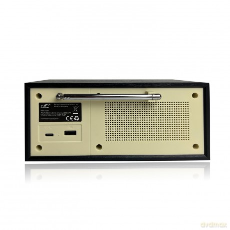 LTC przenośne radio BRDA, Bluetooth, FM, USB, 2200mAh, 10W ładowanie indukcyjne, czarno-złote