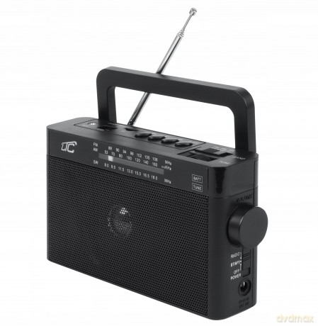 LTC przenośne radio SONA, Bluetooth, USB, TF, czarne