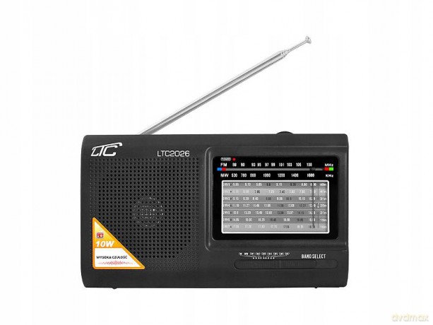LTC przenośne radio WILGA, czarne