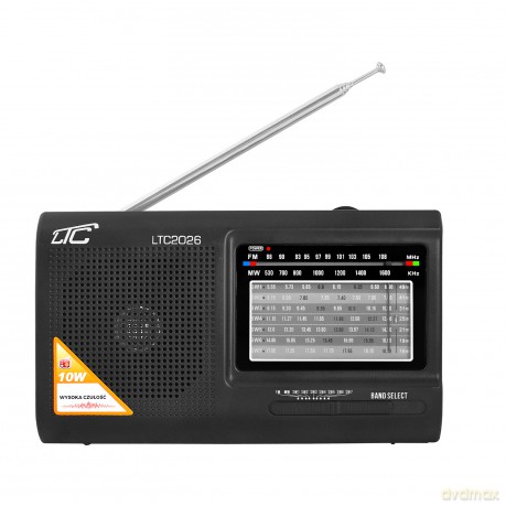 LTC przenośne radio WILGA, czarne