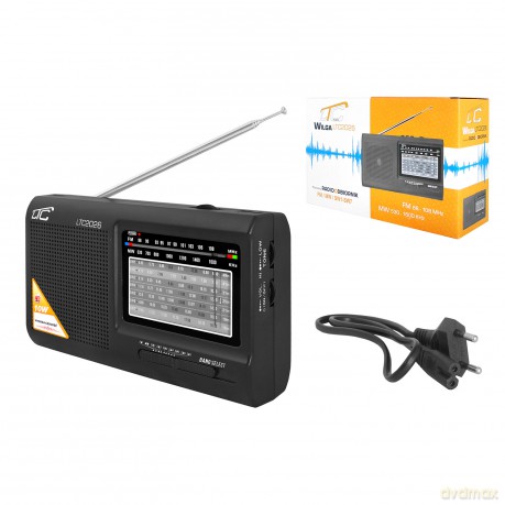 LTC przenośne radio WILGA, czarne