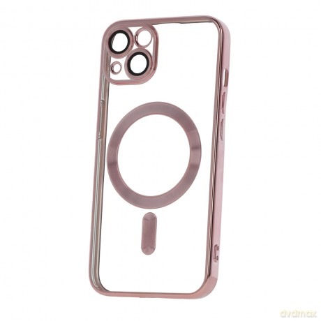 Nakładka Color Chrome Mag do iPhone 16 6,1"; różowo-złota