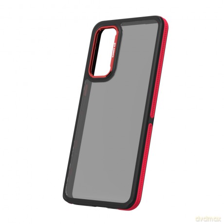 Nakładka Crystal Black do Samsung Galaxy M55 5G czerwona
