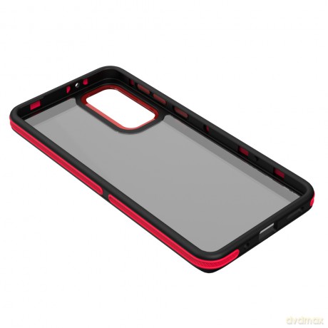 Nakładka Crystal Black do Samsung Galaxy M55 5G czerwona