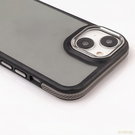 Nakładka Crystal Black do Samsung Galaxy S25 Plus szara