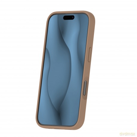 Nakładka Silicone Thin Mag do iPhone 15 Pro Max 6,7"; brązowa