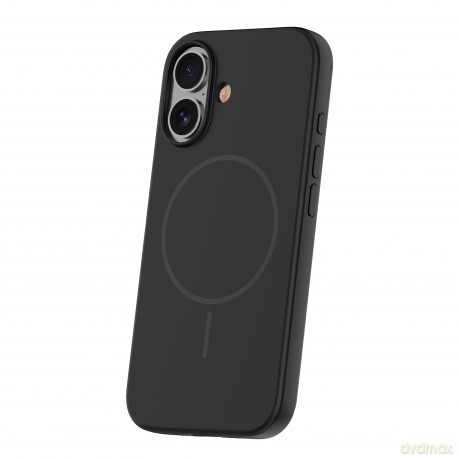 Nakładka Silicone Thin Mag do iPhone 16 Plus 6,7"; czarna