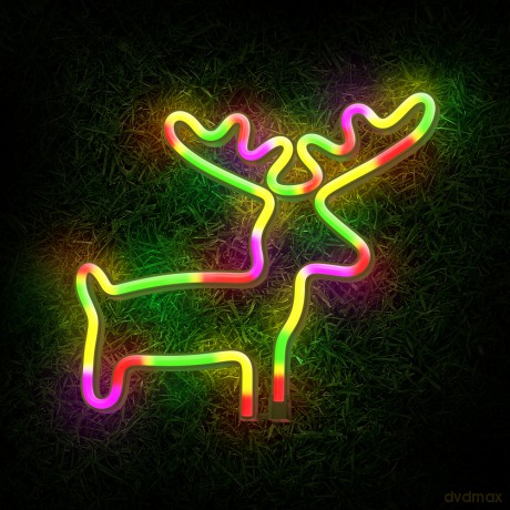 Neon LED ŁOŚ multikolor Bat + USB FLNE12 Forever Light