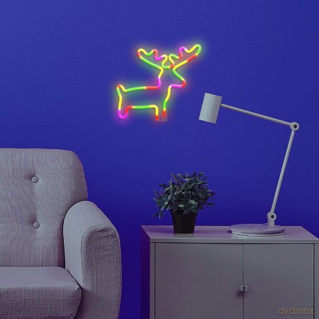 Neon LED ŁOŚ multikolor Bat + USB FLNE12 Forever Light
