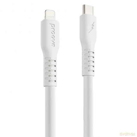 Proove kabel Eter-l USB-C - Lightning 2m 3A biały