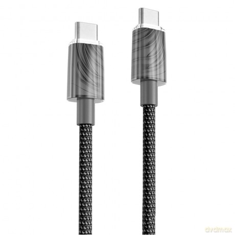 Proove kabel Spectral USB-C - USB-C 1m 3A szary