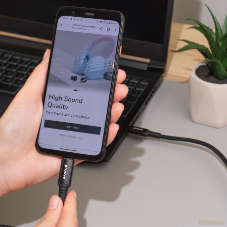 Proove kabel Speed Line USB-C - USB-C 1m 240W czarny