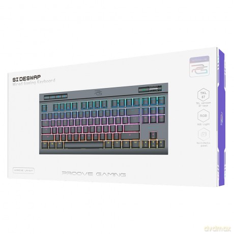 Proove klawiatura mechaniczna Gaming Sideswap czarna