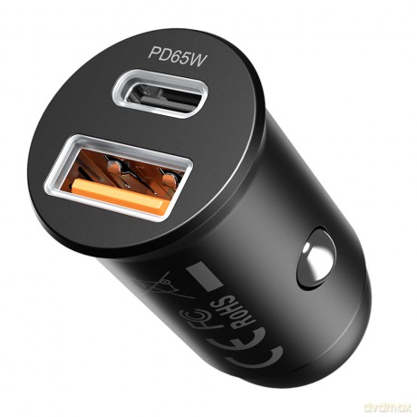 Proove ładowarka samochodowa Tiny Power Pro 65W USB-C + USB-A czarna