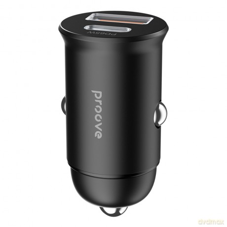 Proove ładowarka samochodowa Tiny Power Pro 65W USB-C + USB-A czarna