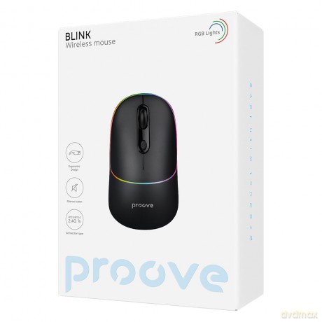 Proove mysz bezprzewodowa Blink czarna
