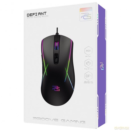 Proove mysz Gaming Defiant czarna