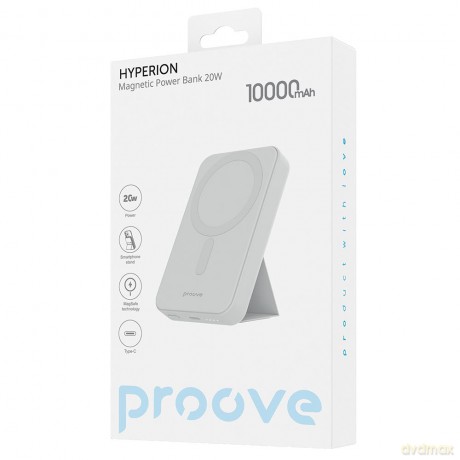 Proove power bank Hyperion 20W 10000mAh biały