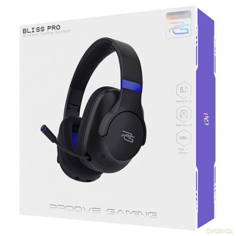 Proove słuchawki bezprzewodowe Gaming Bliss Pro czarne