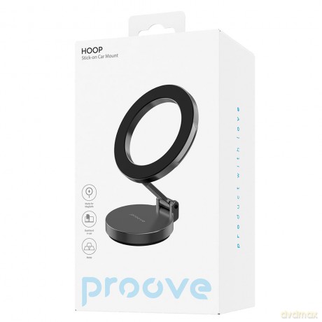 Proove Uchwyt Samochodowy Hoop Stick-on czarny