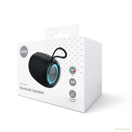Setty głośnik mini tuba RGB GB-800 czarny