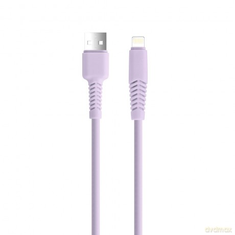 Setty kabel USB - Lightning 1,5 m 2,1A KSA-L-1.529 liliowy