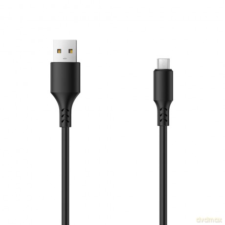 Setty kabel USB - microUSB 1,0 m 1A czarny NEW
