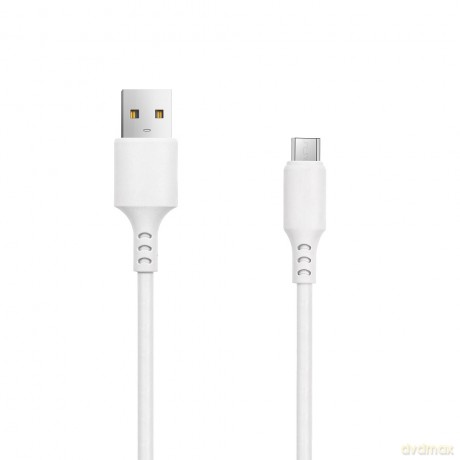 Setty kabel USB - microUSB 1,0 m 2A biały NEW
