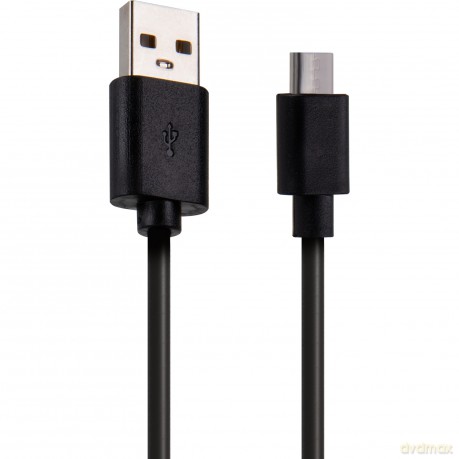 Setty kabel USB - microUSB 1,0 m 2A czarny R